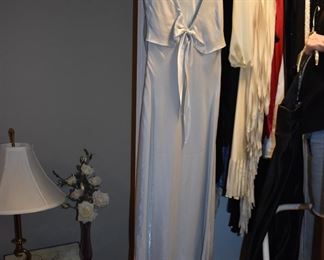 Gorgeous Clothing all in New to Like New Condition and featuring everything from Fine Sequined Gowns to Renaissance to “Knock Out” Lingerie to Vest to American Indian to “All absolutely beautiful clothing!”