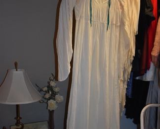 Gorgeous Clothing all in New to Like New Condition and featuring everything from Fine Sequined Gowns to Renaissance to “Knock Out” Lingerie to Vest to American Indian to “All absolutely beautiful clothing!”
