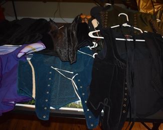 Gorgeous Clothing all in New to Like New Condition and featuring everything from Fine Sequined Gowns to Renaissance to “Knock Out” Lingerie to Vest to American Indian to “All absolutely beautiful clothing!”