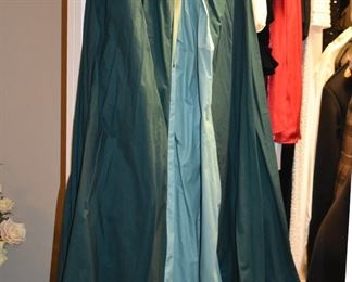 Gorgeous Clothing all in New to Like New Condition and featuring everything from Fine Sequined Gowns to Renaissance to “Knock Out” Lingerie to Vest to American Indian to “All absolutely beautiful clothing!”