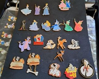 This fabulous collection of Disney pins represents from the beginning of Disneyland and contains 1508 pins in  "new" or "like new" condition. This collection will be selling as one collection. Though not part of the count is Disney accessories that will go with the successful bidder (see photos of items a-v).  If you  would like to make an offer, please call/text Larry at 615-364-3726.