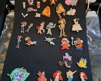 This fabulous collection of Disney pins represents from the beginning of Disneyland and contains 1508 pins in  "new" or "like new" condition. This collection will be selling as one collection. Though not part of the count is Disney accessories that will go with the successful bidder (see photos of items a-v).  If you  would like to make an offer, please call/text Larry at 615-364-3726.