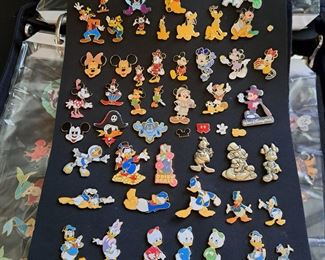 This fabulous collection of Disney pins represents from the beginning of Disneyland and contains 1508 pins in  "new" or "like new" condition. This collection will be selling as one collection. Though not part of the count is Disney accessories that will go with the successful bidder (see photos of items a-v).  If you  would like to make an offer, please call/text Larry at 615-364-3726.