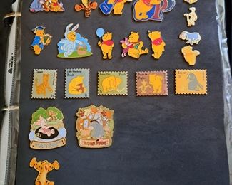 This fabulous collection of Disney pins represents from the beginning of Disneyland and contains 1508 pins in  "new" or "like new" condition. This collection will be selling as one collection. Though not part of the count is Disney accessories that will go with the successful bidder (see photos of items a-v).  If you  would like to make an offer, please call/text Larry at 615-364-3726.