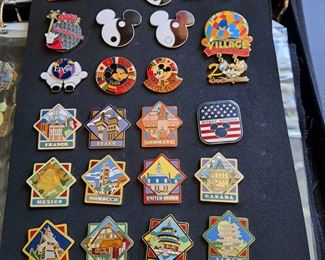 This fabulous collection of Disney pins represents from the beginning of Disneyland and contains 1508 pins in  "new" or "like new" condition. This collection will be selling as one collection. Though not part of the count is Disney accessories that will go with the successful bidder (see photos of items a-v).  If you  would like to make an offer, please call/text Larry at 615-364-3726.