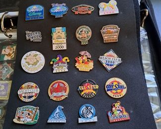 This fabulous collection of Disney pins represents from the beginning of Disneyland and contains 1508 pins in  "new" or "like new" condition. This collection will be selling as one collection. Though not part of the count is Disney accessories that will go with the successful bidder (see photos of items a-v).  If you  would like to make an offer, please call/text Larry at 615-364-3726.