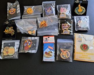 This fabulous collection of Disney pins represents from the beginning of Disneyland and contains 1508 pins in  "new" or "like new" condition. This collection will be selling as one collection. Though not part of the count is Disney accessories that will go with the successful bidder (see photos of items a-v).  If you  would like to make an offer, please call/text Larry at 615-364-3726.