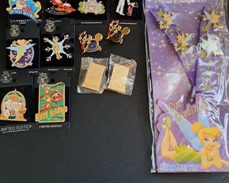 This fabulous collection of Disney pins represents from the beginning of Disneyland and contains 1508 pins in  "new" or "like new" condition. This collection will be selling as one collection. Though not part of the count is Disney accessories that will go with the successful bidder (see photos of items a-v).  If you  would like to make an offer, please call/text Larry at 615-364-3726.