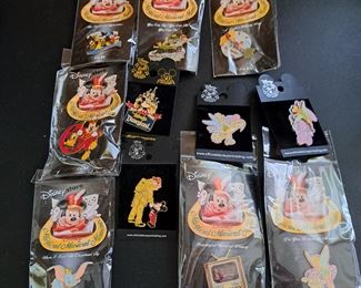 This fabulous collection of Disney pins represents from the beginning of Disneyland and contains 1508 pins in  "new" or "like new" condition. This collection will be selling as one collection. Though not part of the count is Disney accessories that will go with the successful bidder (see photos of items a-v).  If you  would like to make an offer, please call/text Larry at 615-364-3726.