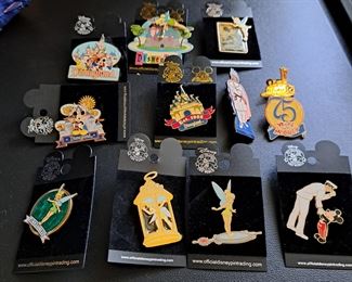 This fabulous collection of Disney pins represents from the beginning of Disneyland and contains 1508 pins in  "new" or "like new" condition. This collection will be selling as one collection. Though not part of the count is Disney accessories that will go with the successful bidder (see photos of items a-v).  If you  would like to make an offer, please call/text Larry at 615-364-3726.