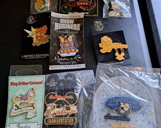 This fabulous collection of Disney pins represents from the beginning of Disneyland and contains 1508 pins in  "new" or "like new" condition. This collection will be selling as one collection. Though not part of the count is Disney accessories that will go with the successful bidder (see photos of items a-v).  If you  would like to make an offer, please call/text Larry at 615-364-3726.