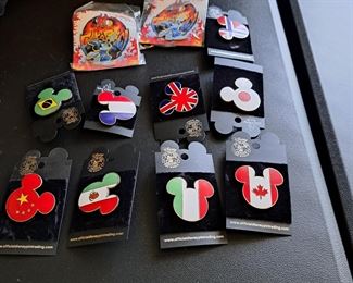 This fabulous collection of Disney pins represents from the beginning of Disneyland and contains 1508 pins in  "new" or "like new" condition. This collection will be selling as one collection. Though not part of the count is Disney accessories that will go with the successful bidder (see photos of items a-v).  If you  would like to make an offer, please call/text Larry at 615-364-3726.
