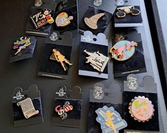 This fabulous collection of Disney pins represents from the beginning of Disneyland and contains 1508 pins in  "new" or "like new" condition. This collection will be selling as one collection. Though not part of the count is Disney accessories that will go with the successful bidder (see photos of items a-v).  If you  would like to make an offer, please call/text Larry at 615-364-3726.