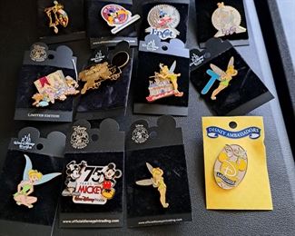 This fabulous collection of Disney pins represents from the beginning of Disneyland and contains 1508 pins in  "new" or "like new" condition. This collection will be selling as one collection. Though not part of the count is Disney accessories that will go with the successful bidder (see photos of items a-v).  If you  would like to make an offer, please call/text Larry at 615-364-3726.