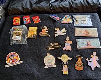 This fabulous collection of Disney pins represents from the beginning of Disneyland and contains 1508 pins in  "new" or "like new" condition. This collection will be selling as one collection. Though not part of the count is Disney accessories that will go with the successful bidder (see photos of items a-v).  If you  would like to make an offer, please call/text Larry at 615-364-3726.