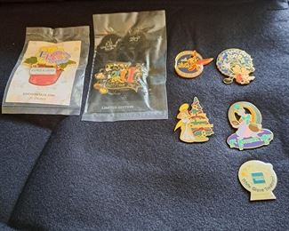 This fabulous collection of Disney pins represents from the beginning of Disneyland and contains 1508 pins in  "new" or "like new" condition. This collection will be selling as one collection. Though not part of the count is Disney accessories that will go with the successful bidder (see photos of items a-v).  If you  would like to make an offer, please call/text Larry at 615-364-3726.