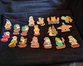 This fabulous collection of Disney pins represents from the beginning of Disneyland and contains 1508 pins in  "new" or "like new" condition. This collection will be selling as one collection. Though not part of the count is Disney accessories that will go with the successful bidder (see photos of items a-v).  If you  would like to make an offer, please call/text Larry at 615-364-3726.