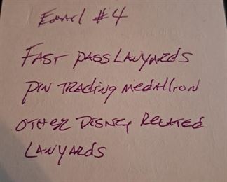 q) Disney Accessories go with the total Disney Pin Collection of 1508 pins. 