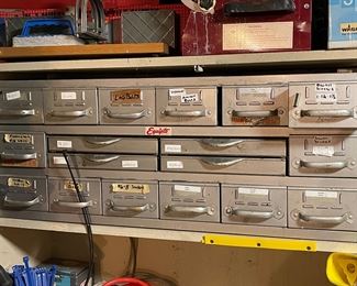 Unique metal shop drawers 