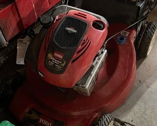 Toro lawnmower 