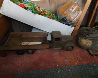 Vintage toy truck