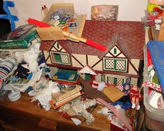 Dollhouse and other toys