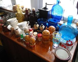 Salt and pepper shakers, Wheaton bottles