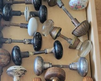Antique/vintage door knob sets