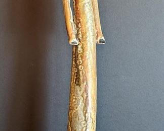 Ceramic Sculpture by Jude Ryan Reiling. Measures 26” high and 5.25” x 5.25” at the base.