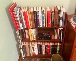Little bookcase and books 