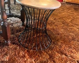 Retro little wire stools 