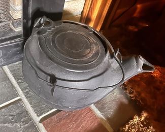 Cast iron teapot 