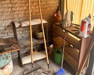 some yard tools 