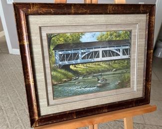 Picturesque Covered Bridge Print 