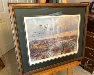Framed print "Teal Surprise" by Herb Booth