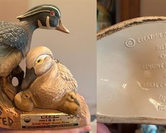 1982 limited edition Jim Beam Ducks Unlimited decanter
