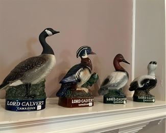 Lord Calvert Canadian Duck Decanters