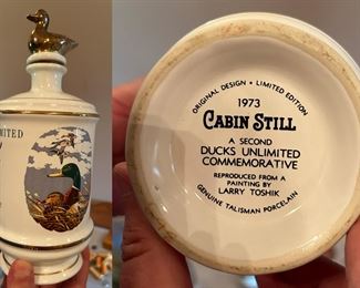Cabin Still 1973 limited edition whiskey decanter