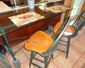 Pair of Bar Stools (some wear and tear)