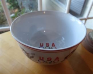 1996 Olympics Bowl and somewhere in the house I saw a blow dryer too of all things