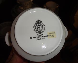 Padua by Royal Worcester China   Discontinued 1969-1978