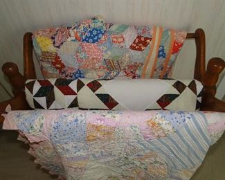 These hand made quilts are just stunning
