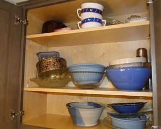 Mixing bowls, and saltware items