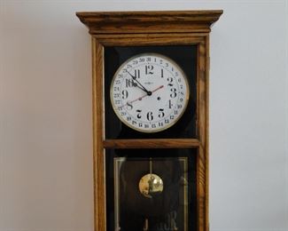 Not a reproduction, but the real deal, Howard Miller regulated clock