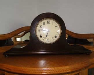Yes this mantle clock is in perfect condition, and works