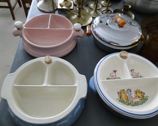 Childs food serving dishes