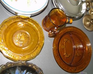 Wonderful antique pressed glass pieces