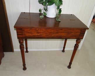 Solid antique writing desk