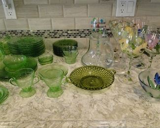 Beautiful selection of glassware