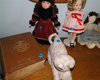 Dolls, Shirley Temple, and Antique Dictionary
